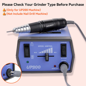 Makartt UP200 handpiece closeup showing ergonomic grip for comfortable polishing sessions.