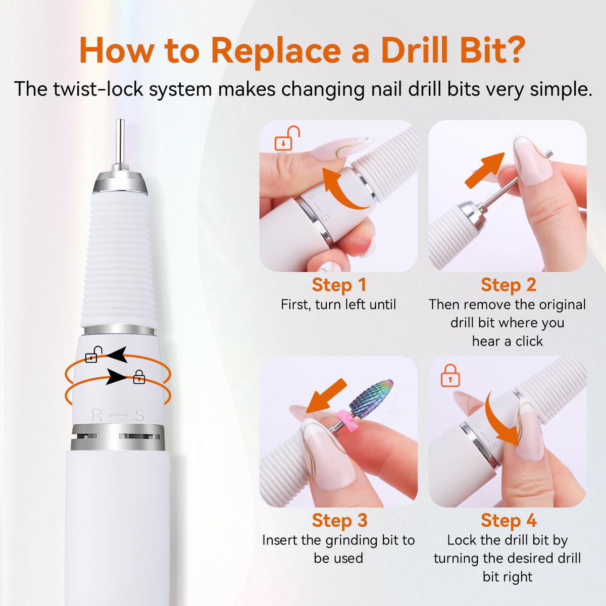 Makartt UP200 handpiece operates quietly for a calm salon or home routine