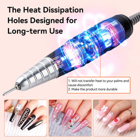 Makartt UP200 speed dial demonstrates variable control up to 30,000 RPM.