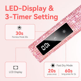 Makartt UV Nail Lamp with 20/30/60 timers for different gel applications