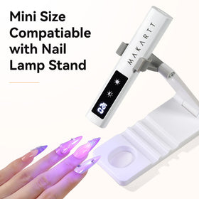Makartt UV Nail Lamp works with gel polish and builder gels