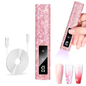 Makartt UV Nail Lamp handheld front view shows quick, even cure at home