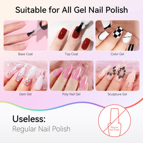 Makartt UV Nail Lamp LCD display reveals precise curing time for nails.