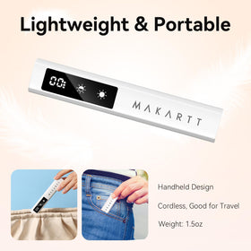 Makartt UV Nail Lamp rechargeable via USB for convenient use