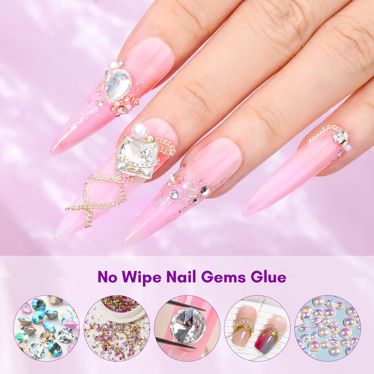 Makartt Water-resistant nail art adhesion for daily wear
