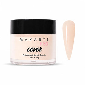 MakarttPro acrylic powder in elegant beige provides a sleek, long-lasting nail extension look.