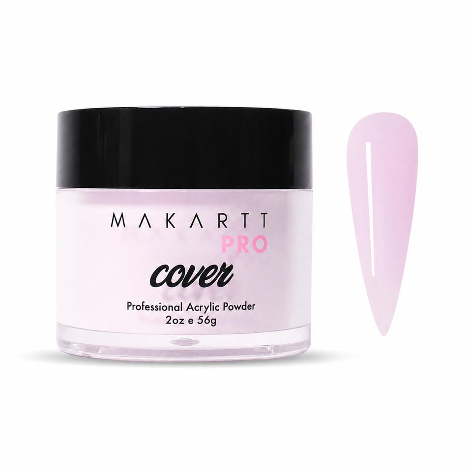 MakarttPro Pink Whisper packaging shows premium acrylic powder for salon use