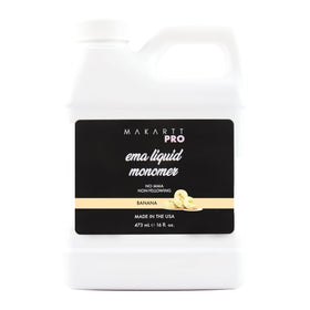 MakarttPro banana scented monomer bottle pour for consistent, precise nail service.