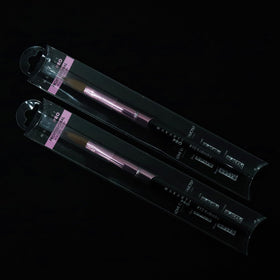 Acetone-resistant handle on MakarttPro Kolinsky brush for salon resilience