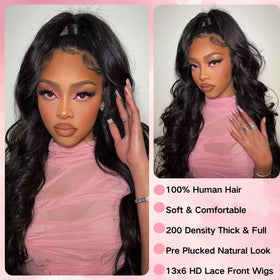 MAKATI 200-density wig delivering full, voluminous body waves