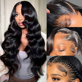 MAKATI 13x6 lace front wig with invisible HD lace front for seamless scalp blend