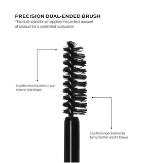 MAKE Beauty Infinite Hold Brow Tint brow detail close-up highlights natural finish