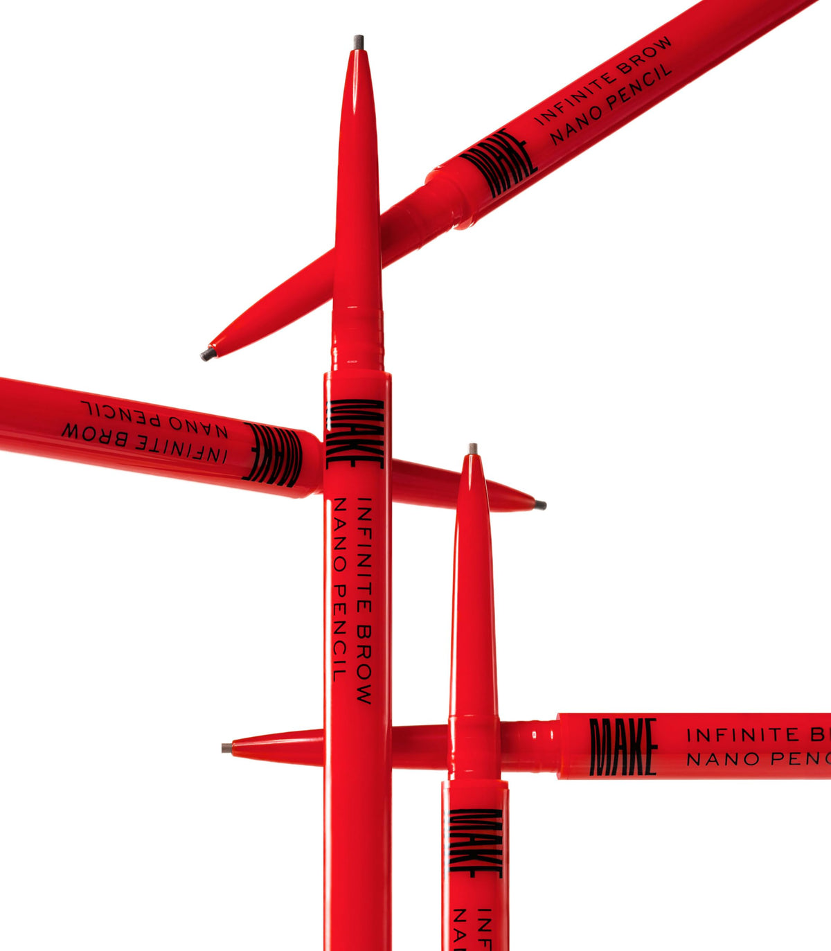 MAKE Beauty Nano Brow with Infinite Hold brow gel pairing for defined definition