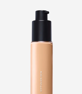 MAKE Beauty Skin Tint texture close-up highlights smoothing on pores for a refined look