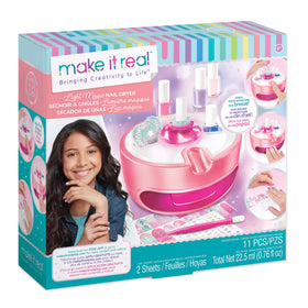 Make It Real Light Magic Nail Dryer closeup, quick-dry at-home manicure.