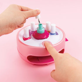 Make It Real Light Magic Nail Dryer front view for safe drying.