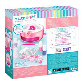 Make It Real Light Magic Nail Dryer in use for a fast finish.