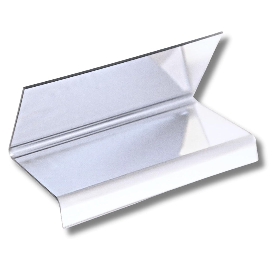 Make It Rite Mirror 8-wide bottom view enabling hands-free TV during face-down recovery