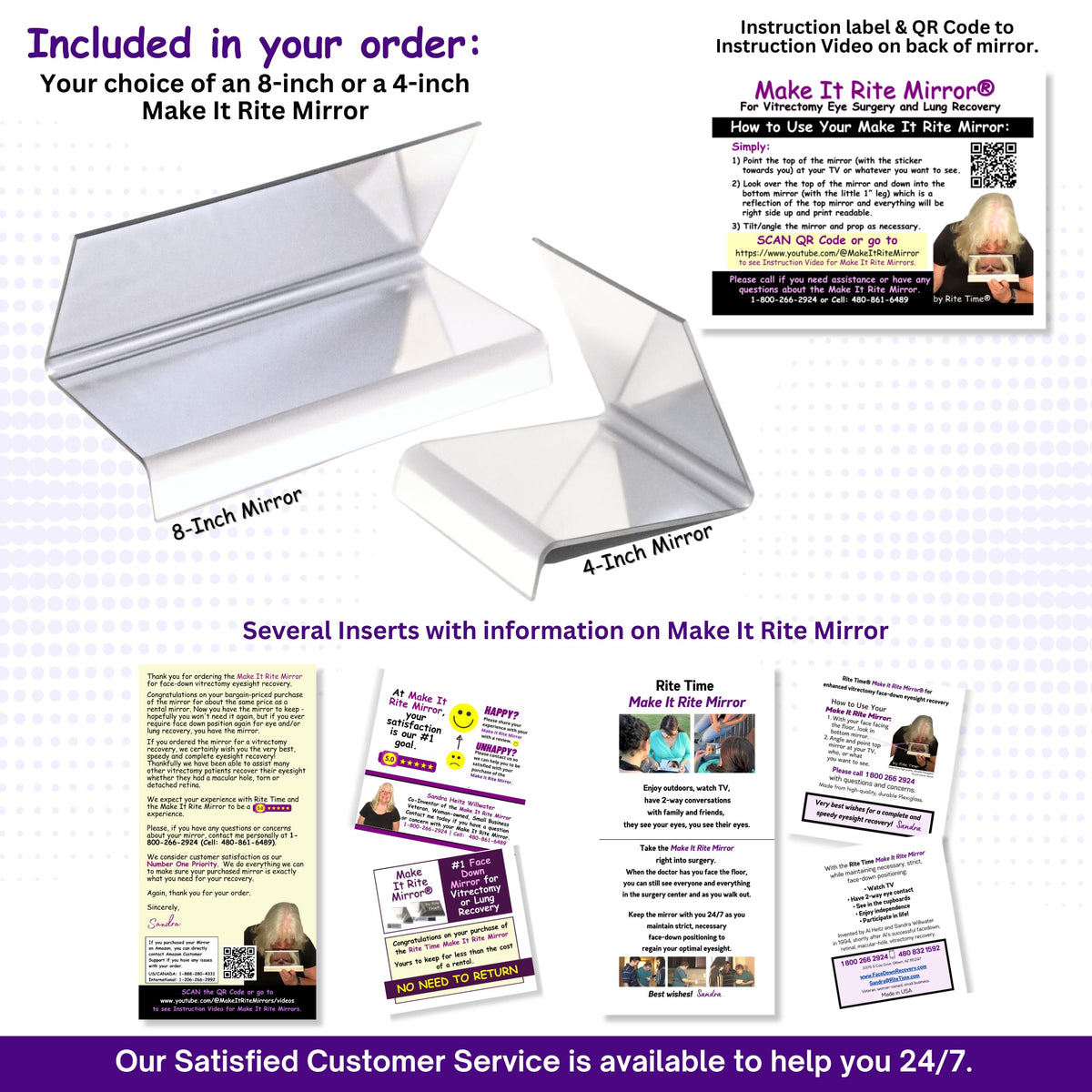 Make It Rite Mirror easy cleaning with microfiber cloth after use