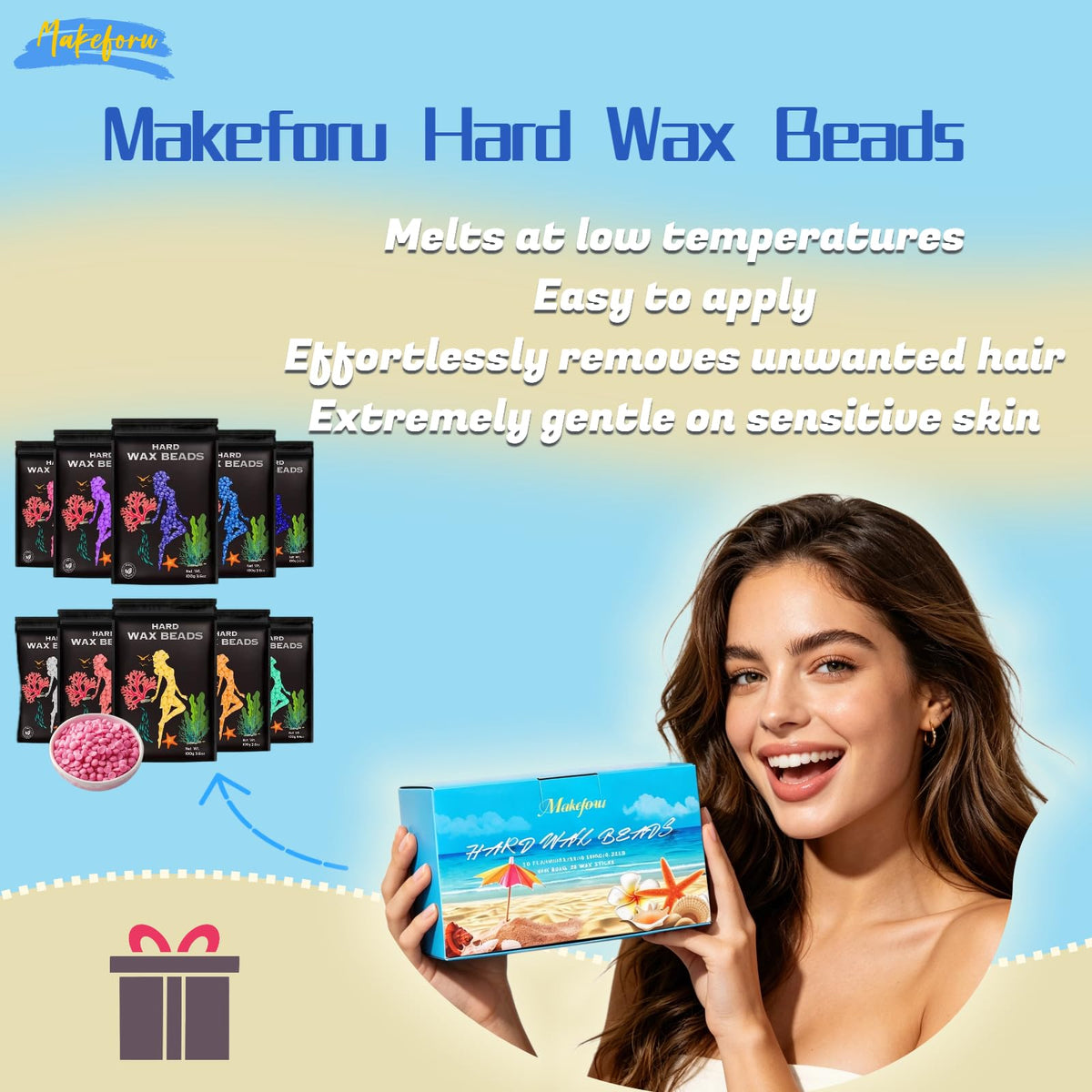 Makeforu long-lasting smooth skin after a single session