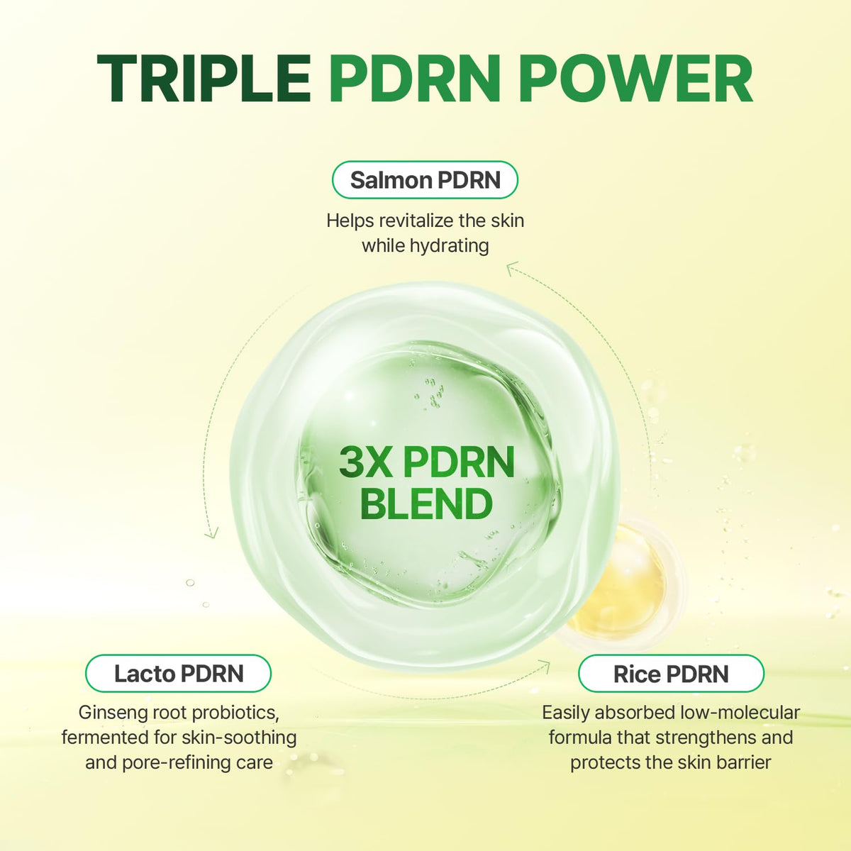 MAKEP:REM PDRN Pore Clay Cleansing Milk bottle-label closeup signals natural ingredients for sensitive skin