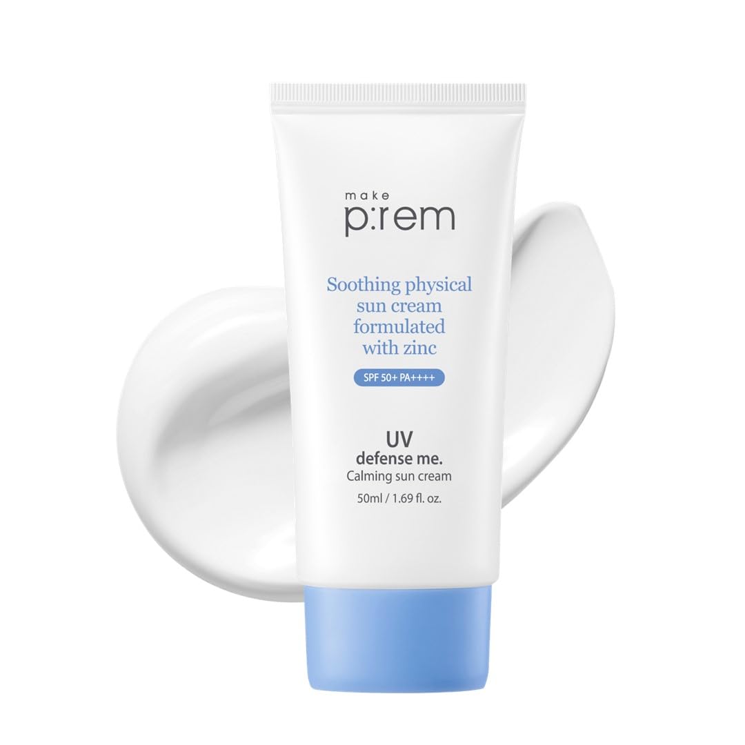 MAKEP:REM UV Defense Me bottle front—sleek packaging and daily sun protection
