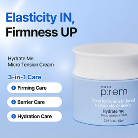 MAKEP:REM Hydrate Me raspberry extract detail for smoother skin