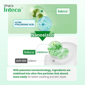 MAKEP:REM Inteca soothing cream after a procedure for gentle comfort.