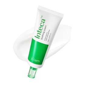 MAKEP:REM Inteca soothing cream jar close-up for deep hydration and calm skin.