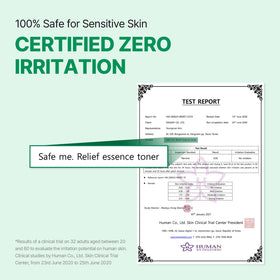 Make P:REM Safe Me. Relief Essence Toner 24-hour moisture demonstration