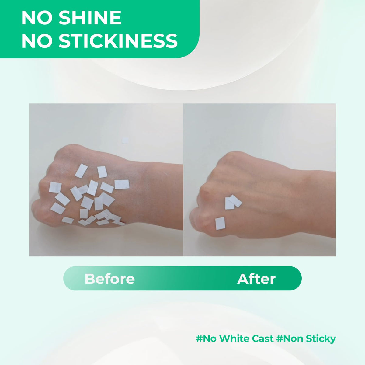 MAKEP:REM UV Defense Me lightweight-mineral texture feels airy on skin