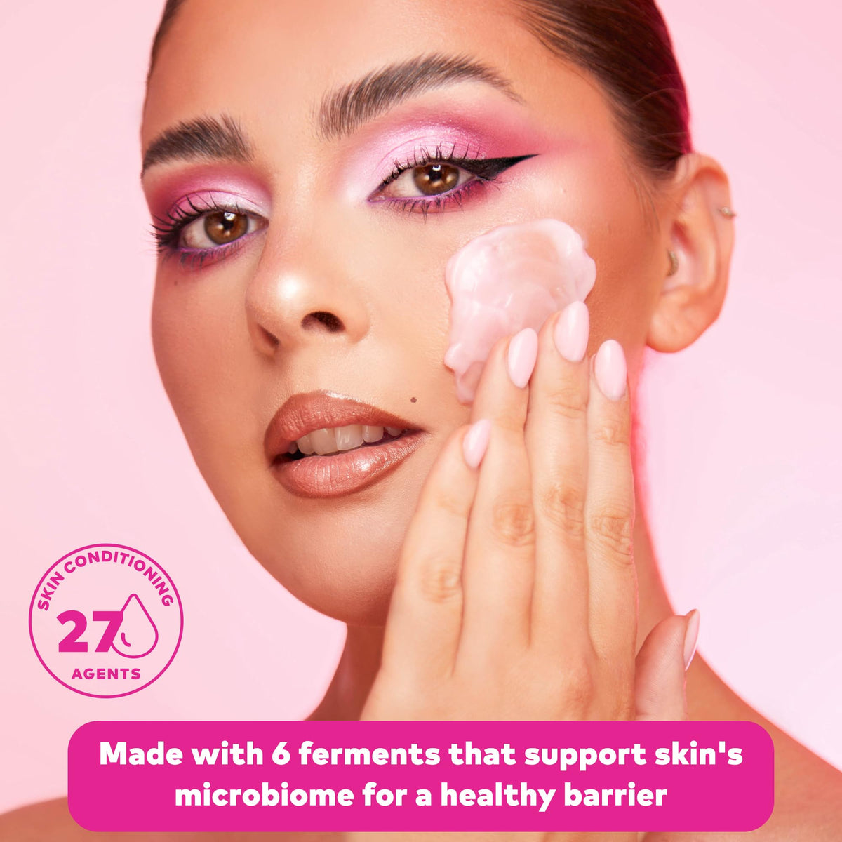 MakeUp Eraser Cloud Cleanse Balm packaging close-up highlights vegan cruelty-free status.