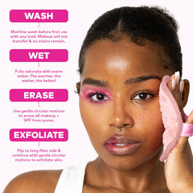 MakeUp Eraser eco-friendly wipe-alternative emphasizes sustainability and reduced waste.