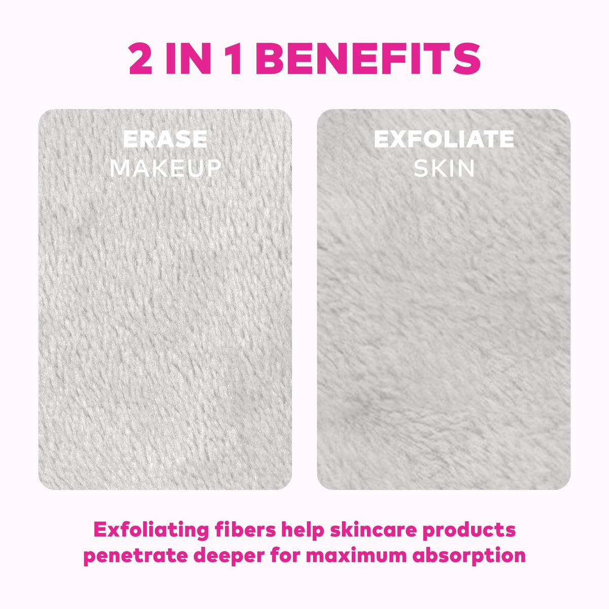 MakeUp Eraser Garden Fairies 7-Day Set machine washable towels for reusable skincare routine