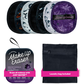 MakeUp Eraser Original 7-Day Set packshot shows the full kit for water-only cleansing.