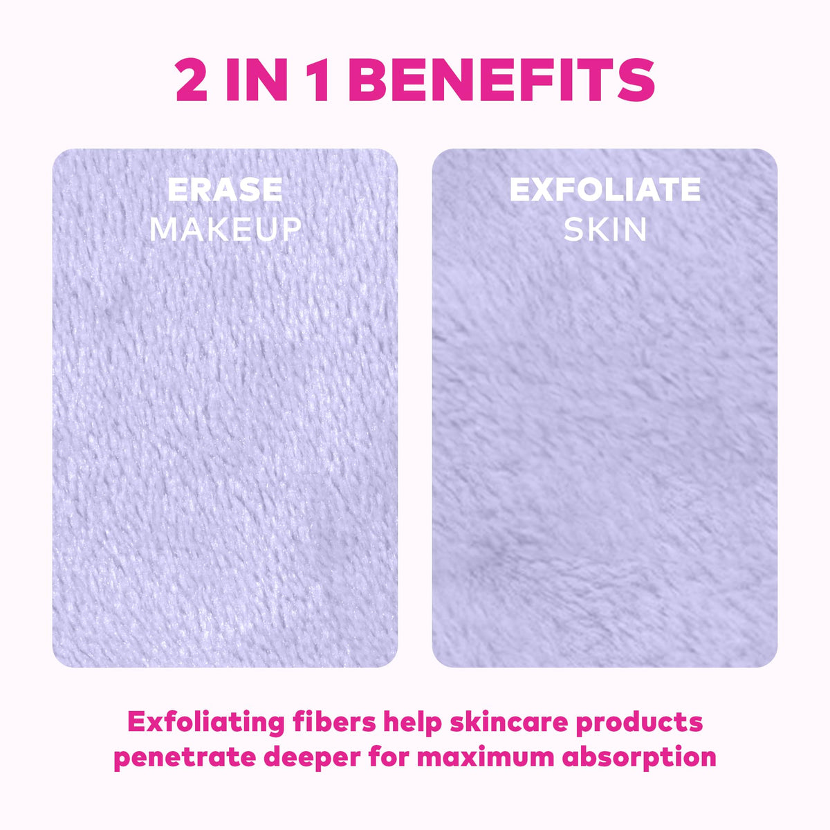 MakeUp Eraser Original skin-sensitivity test indicates soft, dermatologist-approved feel