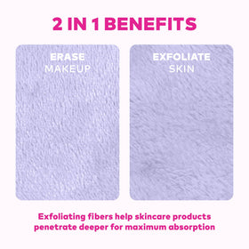MakeUp Eraser Original skin-sensitivity test indicates soft, dermatologist-approved feel