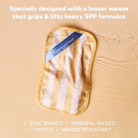 MakeUp Eraser reusable-washable concept showing machine washing for sustainability