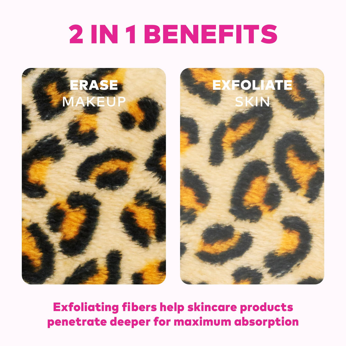 MakeUp Eraser Pro Leopard sustainability visual highlighting reduced waste.