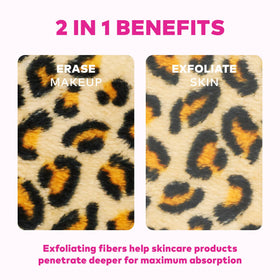 MakeUp Eraser Pro Leopard sustainability visual highlighting reduced waste.