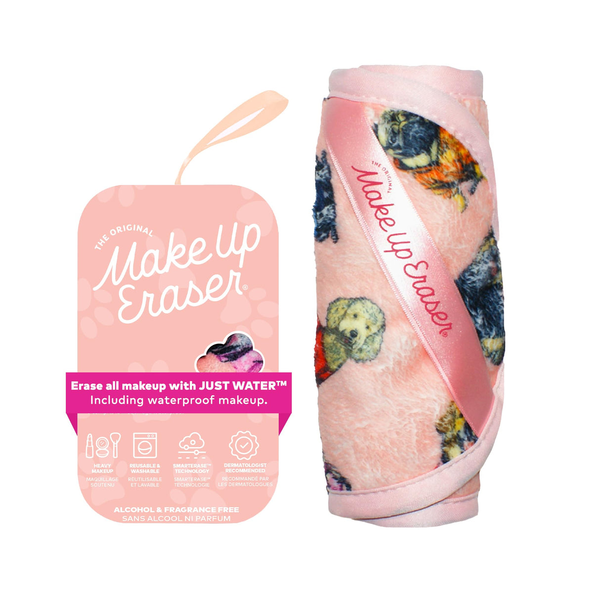 MakeUp Eraser PRO water activation fibers lift makeup with just water