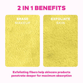 MakeUp Eraser skin-friendly materials shown for sensitive skin use.
