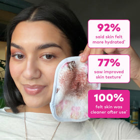 MakeUp Eraser waterproof mascara removal with gentle, alcohol-free cloth