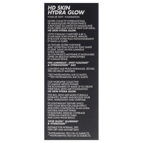 Make Up For Ever HD Skin Hydra Glow finish creates a skin-like radiance.