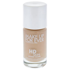 Make Up For Ever HD Skin Hydra Glow swatches on arm reveal natural glow.