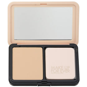 Make Up For Ever HD Skin Matte Powder Foundation compact open shows clean, compact design.