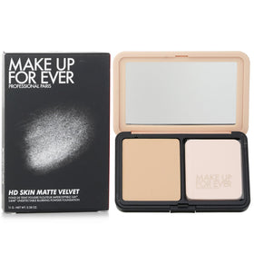 Make Up For Ever HD Skin Matte Powder Foundation delivers a natural finish on blotting paper.