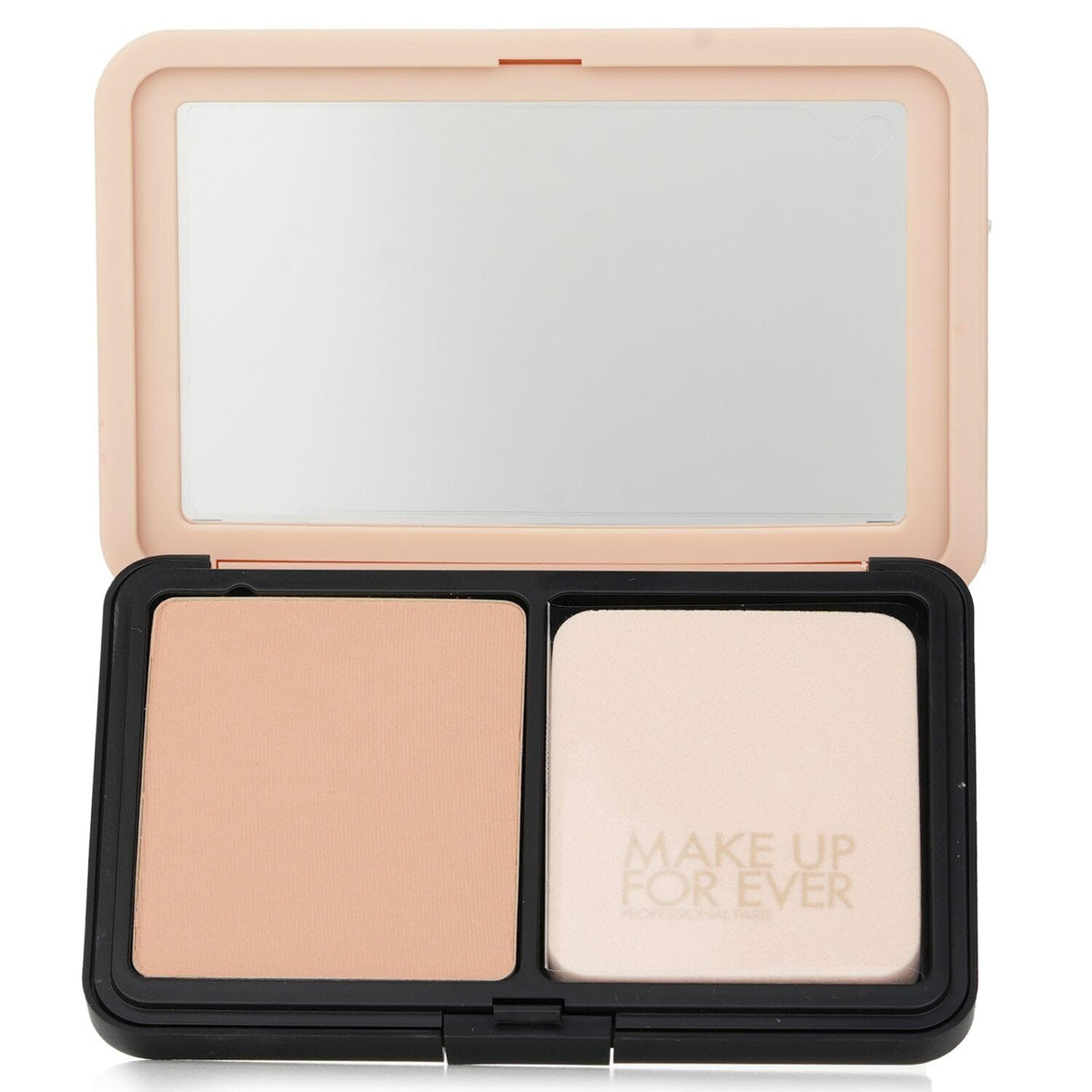 Make Up For Ever HD Skin Matte Powder Foundation texture detail on palm.