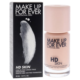 Make Up For Ever HD Skin Undetectable Longwear Foundation 1R12 applicator ensuring even blend