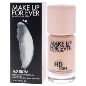 Make Up For Ever HD Skin Undetectable Longwear Foundation 1R12 packaging ideal for travel
